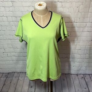 Vintage active running green t shirt